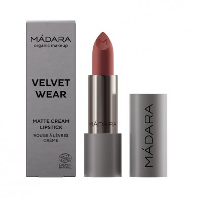 MÁDARA Velvet Wear Warm Nude matná krémová rtěnka 3,8 g MÁDARA Velvet Wear Warm Nude matná krémová rtěnka 3,8 g