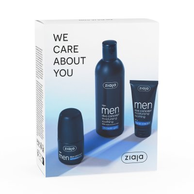 Ziaja SET MEN GEL DUS+CREMA TEN+ROLL-ON ANTIPERSPIRANT