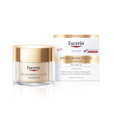 EUCERIN HYALURON-FILLER+ELASTICITY denní krém SPF15 50ml