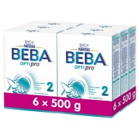 BEBA OPTIPRO 2 Pokračovací kojenecké mléko 6x500 g