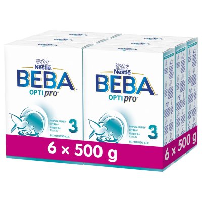 BEBA OPTIPRO 3 Batolecí mléko 6x500 g