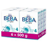 BEBA OPTIPRO 4 Batolecí mléko 6x500 g