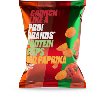 ProteinPRO chipsy BBQ/paprika 50g