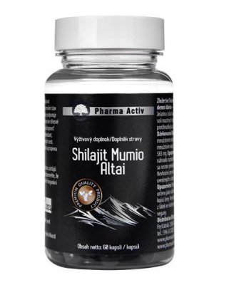 Pharma Activ Shilajit Mumio Altai 60 kapslí
