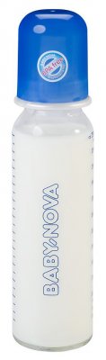 BABY NOVA Lahev skleněná bez dekoru 250ml 44105