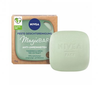 Nivea Magic Bar čisticí peelingové pleťové mýdlo 75g