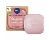 Nivea Magic Bar sensitiv čisticí pleťové mýdlo pro zářivou pleť 75 g