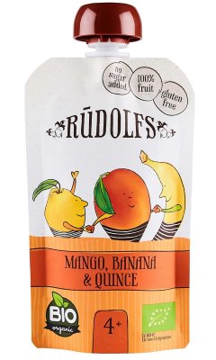 Rudolfs kapsička Mango banán kdoule BIO 110 g
