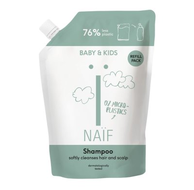 Naïf Výživný šampon pro děti a miminka - náhradní náplň 500 ml
