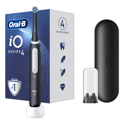 Oral-B iO 4 Černý elektrický zubní kartáček