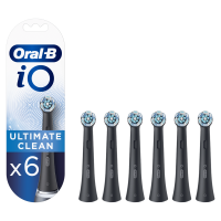 Oral-B Oral-B iO Ultimate Clean černé kartáčkové hlavy 6 ks