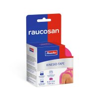 Raucosan Kinesio Tape tejpovací páska 5cm x 5 m růžová