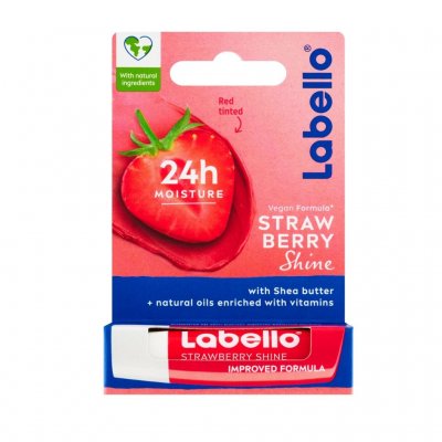 Labello Strawberry Shine balzám na rty 5,5 ml