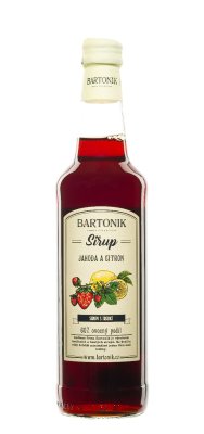 BARTONIK Sirup jahoda & citron 500 ml BARTONIK Sirup jahoda & citron 500 ml