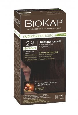 Biosline Barva na vlasy 2.9 Tmavě čokoládově kaštanová 135 ml