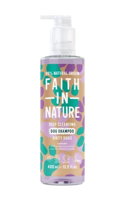 Faith in Nature Levandulový šampon pro psy pro silně zašpiněnou srst 400 ml
