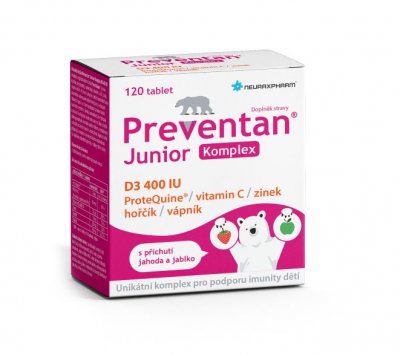 Preventan Junior Komplex D3 400 IU 120 tablet