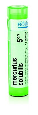 Boiron MERCURIUS SOLUBILIS CH5 granule 4 g