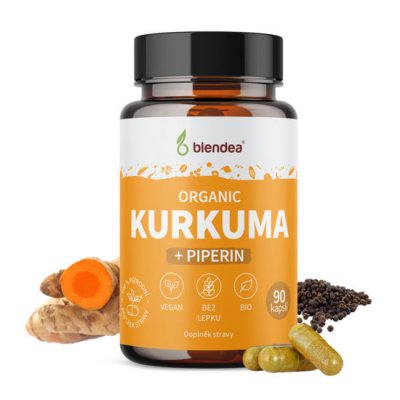 Blendea Kurkuma+piperin 90 kapslí