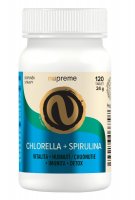 NUPREME Chlorella + Spirulina 120 tablet