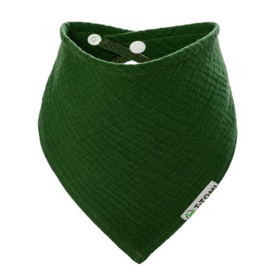 T-Tomi BIO Mušelínový slintáček olive T-Tomi BIO Mušelínový slintáček olive