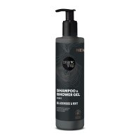 Organic shop Sprchový gel a šampon 2 v 1 Blackwood a máta 280 ml