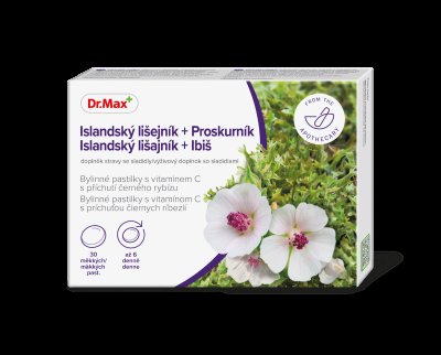 Dr. Max Islandský lišejník a proskurník bylinné pastilky 30 pastilek