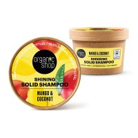 Organic Shop Tuhý šampon pro lesk vlasů Mango a kokos 60 g
