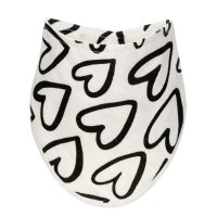 T-Tomi Bio bambusový slintáček Black hearts