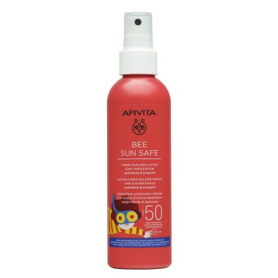 APIVITA Bee Sun Safe Hydra Sun SPF50 dětské opalovací mléko 200 ml