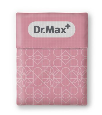 Dr.Max Nákupní taška 1 ks růžová