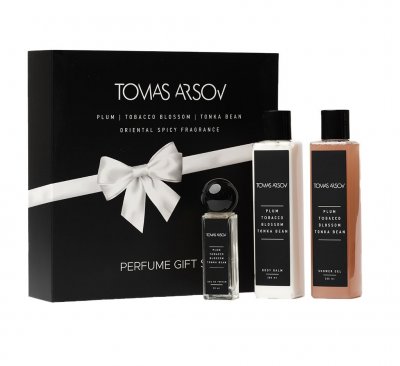 Tomas Arsov Plum Tobacco EDP 30 ml + sprchový gel 250 ml + tělové mléko 250 ml dárková sada