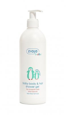 Ziaja Baby Mycí gel na tělo a vlasy Tučňák 400 ml