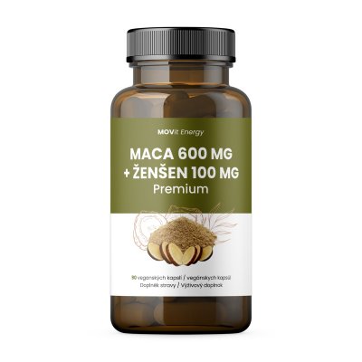 Movit Energy Maca 600 mg + ženšen 100 mg 90 kapslí