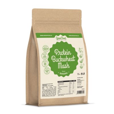 GreenFood Nutrition Proteinová POHANKOVÁ kaše 500g