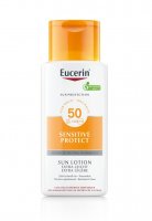 Eucerin SUN Sensitive Protect SPF50+ extra lehké mléko na opalování 150 ml