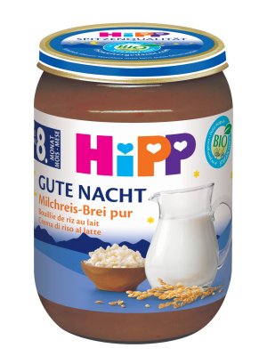 Hipp Bio Dobrou noc mléčná rýže 190 g