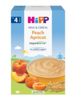 HiPP Praebiotik Mléčná kaše broskev a meruňka 250 g