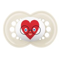 Mam Original 6m+ dudlík 1 ks červený/srdce