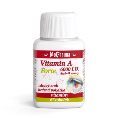 Medpharma Vitamin A 6000 I.U. Forte 67 tobolek