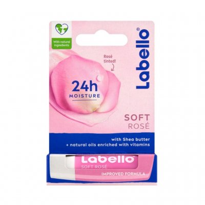 Labello Soft Rosé balzám na rty 5,5 ml