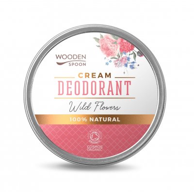 WoodenSpoon Přírodní krémový deodorant Wild flowers 60 ml