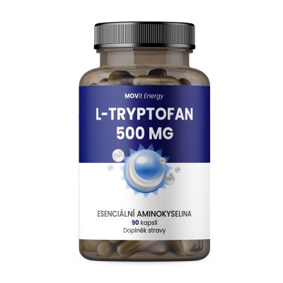 MOVIT ENERGY L-Tryptofan 500 mg, 90 kapslí