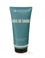 Yves Rocher Men Sprchový gel na tělo a vlasy Bois de sauge 200 ml