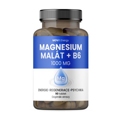 MOVit Energy Magnesium Malát 1000 mg + B6 90 tablet