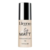 Lirene City Matt matující fluidní make-up s vyhlazujícím efektem 208 Toffee 16 h with Vitamin E and C 30 ml