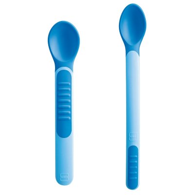 Mam Feeding spoons & Cover 6m+ lžičky 2 ks modré