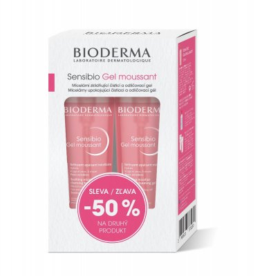 BIODERMA Sensibio Gel Výhodné balení 2x200 ml