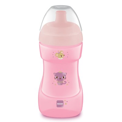 Mam Hrnek Sports Cup 12m+ 330 ml 1 ks růžový