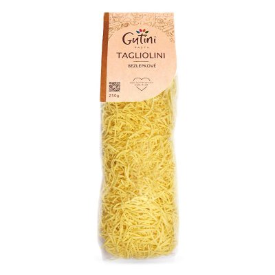 GUTINI Tagliolini bez lepku a kukuřičné mouky 250 g